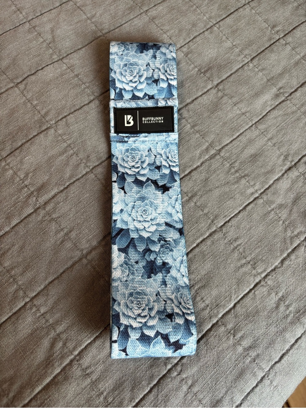 BuffBunny Blue Floral Lotus Resistance Glute Band